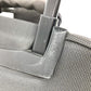HERMES 2 Wheel Suitcase Logo Travel Bag Carry Bag Canvas Unisex Gray