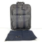HERMES 2 Wheel Suitcase Logo Travel Bag Carry Bag Canvas Unisex Gray