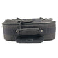 HERMES 2 Wheel Suitcase Logo Travel Bag Carry Bag Canvas Unisex Gray