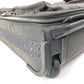 HERMES 2 Wheel Suitcase Logo Travel Bag Carry Bag Canvas Unisex Gray