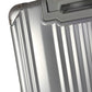 Mercedes-Benz 4-Wheel Suitcase Logo Travel Bag Carry-On Aluminum Unisex Silver