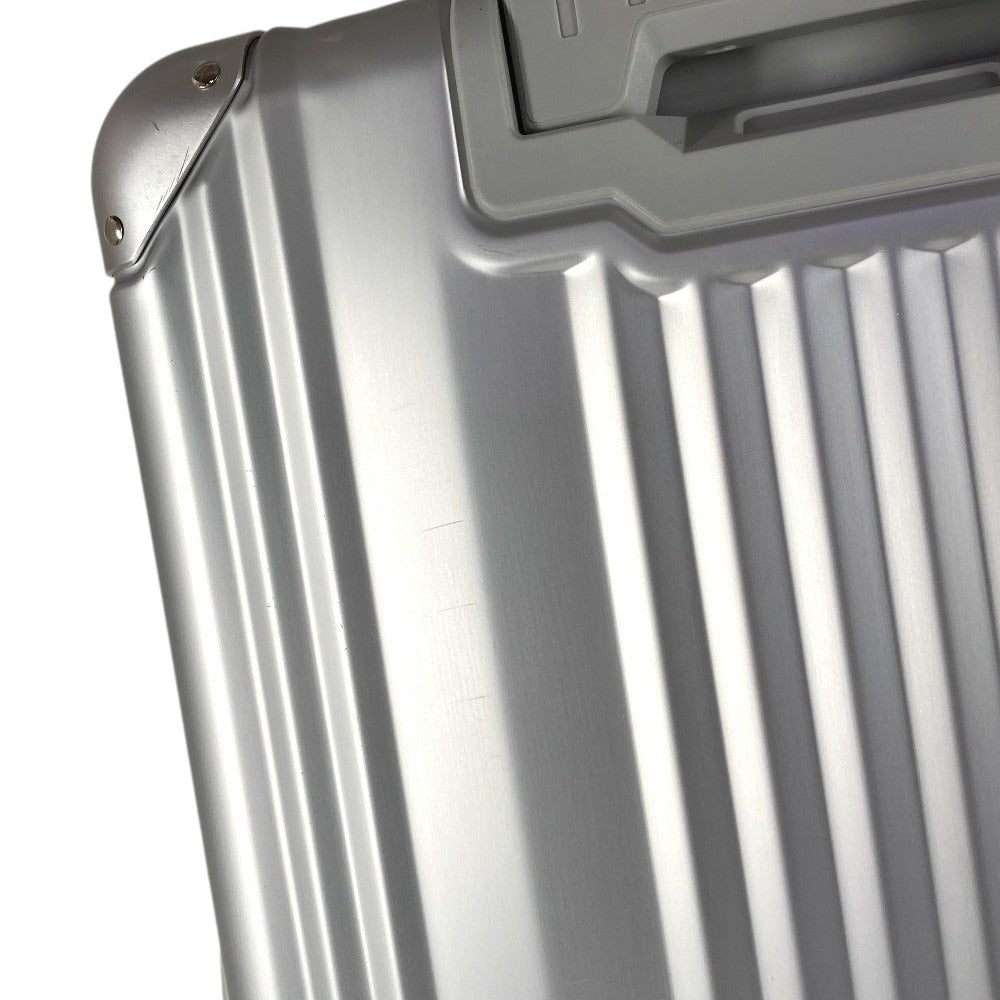 Mercedes-Benz 4-Wheel Suitcase Logo Travel Bag Carry-On Aluminum Unisex Silver