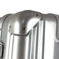 Mercedes-Benz 4-Wheel Suitcase Logo Travel Bag Carry-On Aluminum Unisex Silver