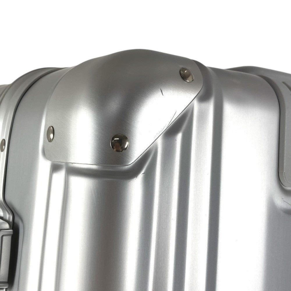 Mercedes-Benz 4-Wheel Suitcase Logo Travel Bag Carry-On Aluminum Unisex Silver