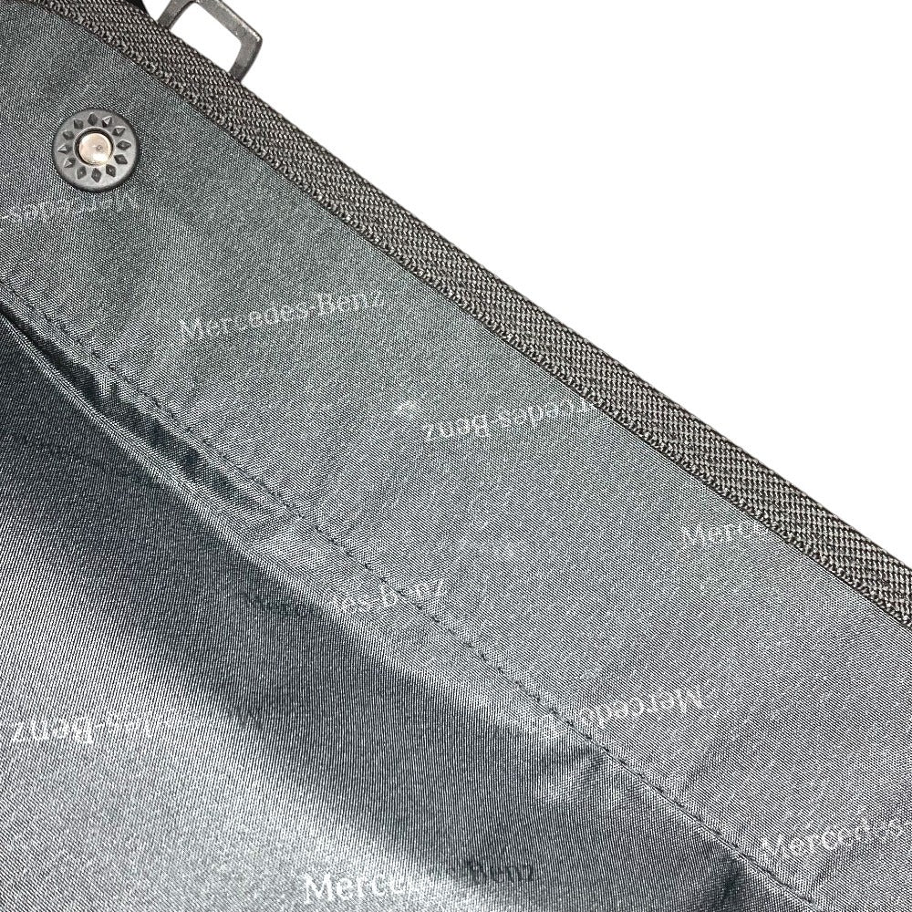 Mercedes-Benz 4-Wheel Suitcase Logo Travel Bag Carry-On Aluminum Unisex Silver