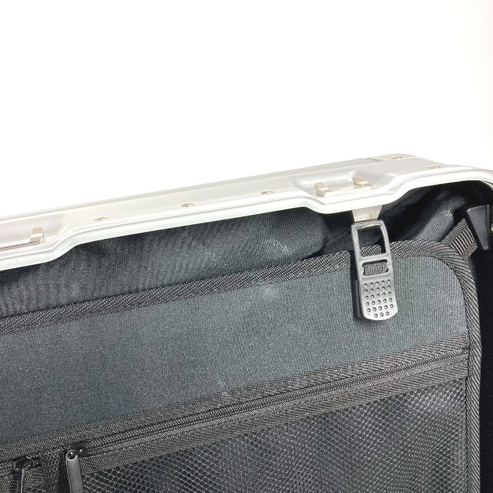 Mercedes-Benz 4-Wheel Suitcase Logo Travel Bag Carry-On Aluminum Unisex Silver