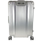 Mercedes-Benz 4-Wheel Suitcase Logo Travel Bag Carry-On Aluminum Unisex Silver