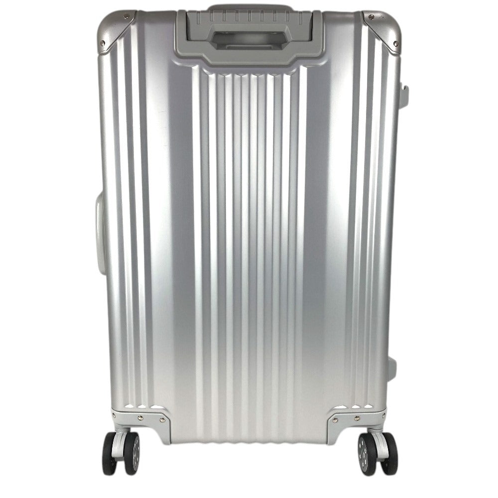Mercedes-Benz 4-Wheel Suitcase Logo Travel Bag Carry-On Aluminum Unisex Silver