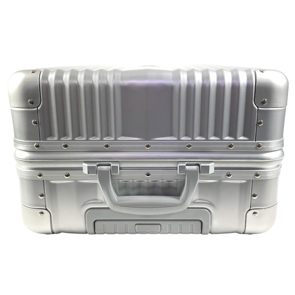 Mercedes-Benz 4-Wheel Suitcase Logo Travel Bag Carry-On Aluminum Unisex Silver