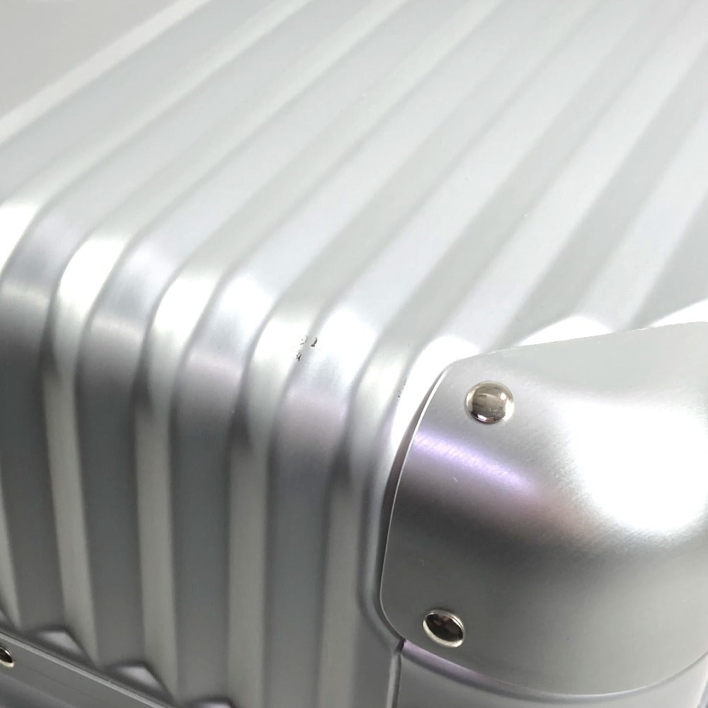 Mercedes-Benz 4-Wheel Suitcase Logo Travel Bag Carry-On Aluminum Unisex Silver
