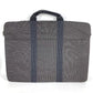 HERMES Herline Flat Big Business Bag Document Bag Briefcase Handbag Canvas Unisex Gray