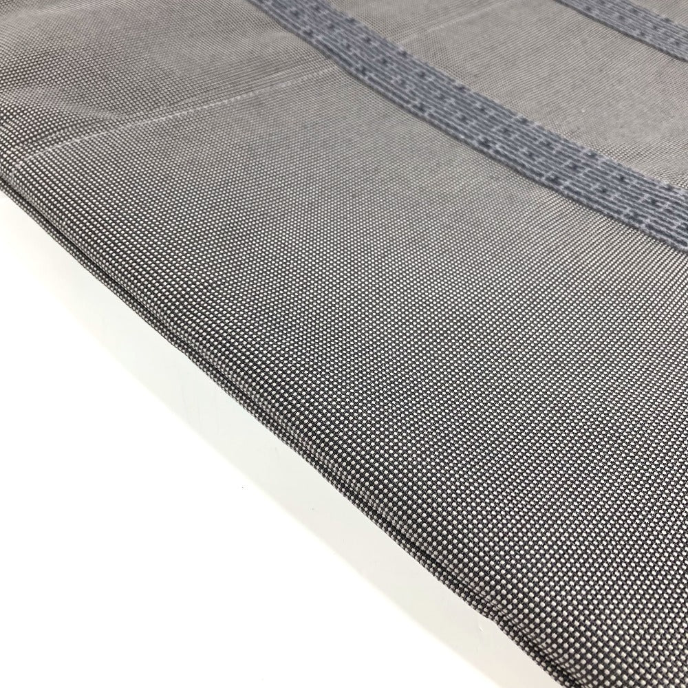HERMES Herline Flat Big Business Bag Document Bag Briefcase Handbag Canvas Unisex Gray