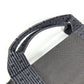 HERMES Herline Flat Big Business Bag Document Bag Briefcase Handbag Canvas Unisex Gray