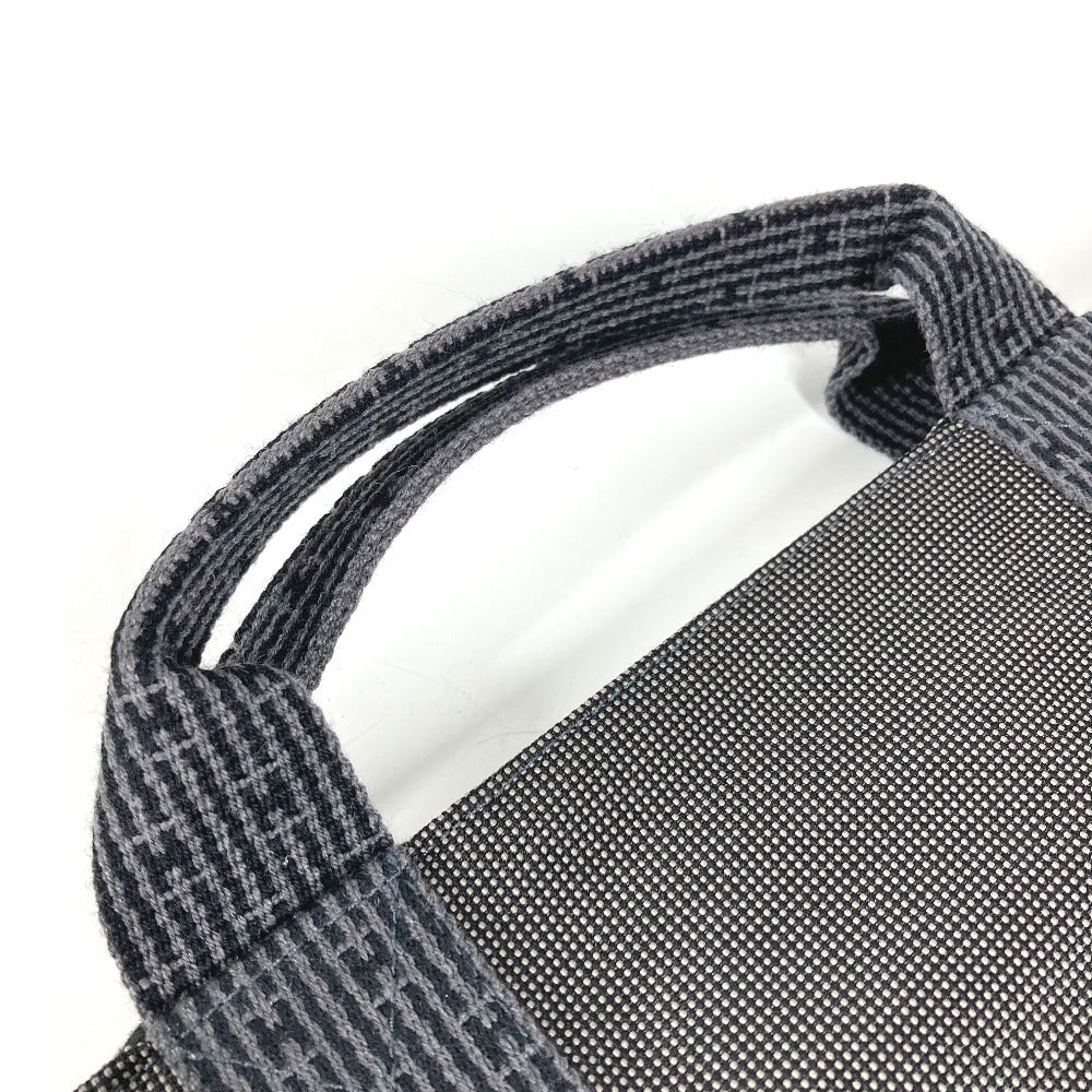 HERMES Herline Flat Big Business Bag Document Bag Briefcase Handbag Canvas Unisex Gray