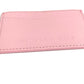 TIFFANY&Co. Logo Business Card Holder Pass Case Card Case Leather Unisex Pink