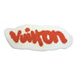 LOUIS VUITTON GI0796 Graffiti Logo Bicolor Rug Mat Carpet Interior Objet Wool Unisex White