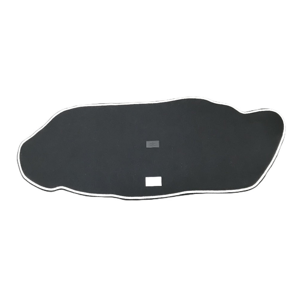 LOUIS VUITTON GI0796 Graffiti Logo Bicolor Rug Mat Carpet Interior Objet Wool Unisex White
