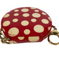 LOUIS VUITTON M91570 Yayoi Kusama Collaboration Dots Polka Dot Portemonnaie Chapeau Wallet Coin Purse Round Zipper with Chain Coin Case Patent Leather Unisex Red