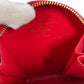 LOUIS VUITTON M91570 Yayoi Kusama Collaboration Dots Polka Dot Portemonnaie Chapeau Wallet Coin Purse Round Zipper with Chain Coin Case Patent Leather Unisex Red