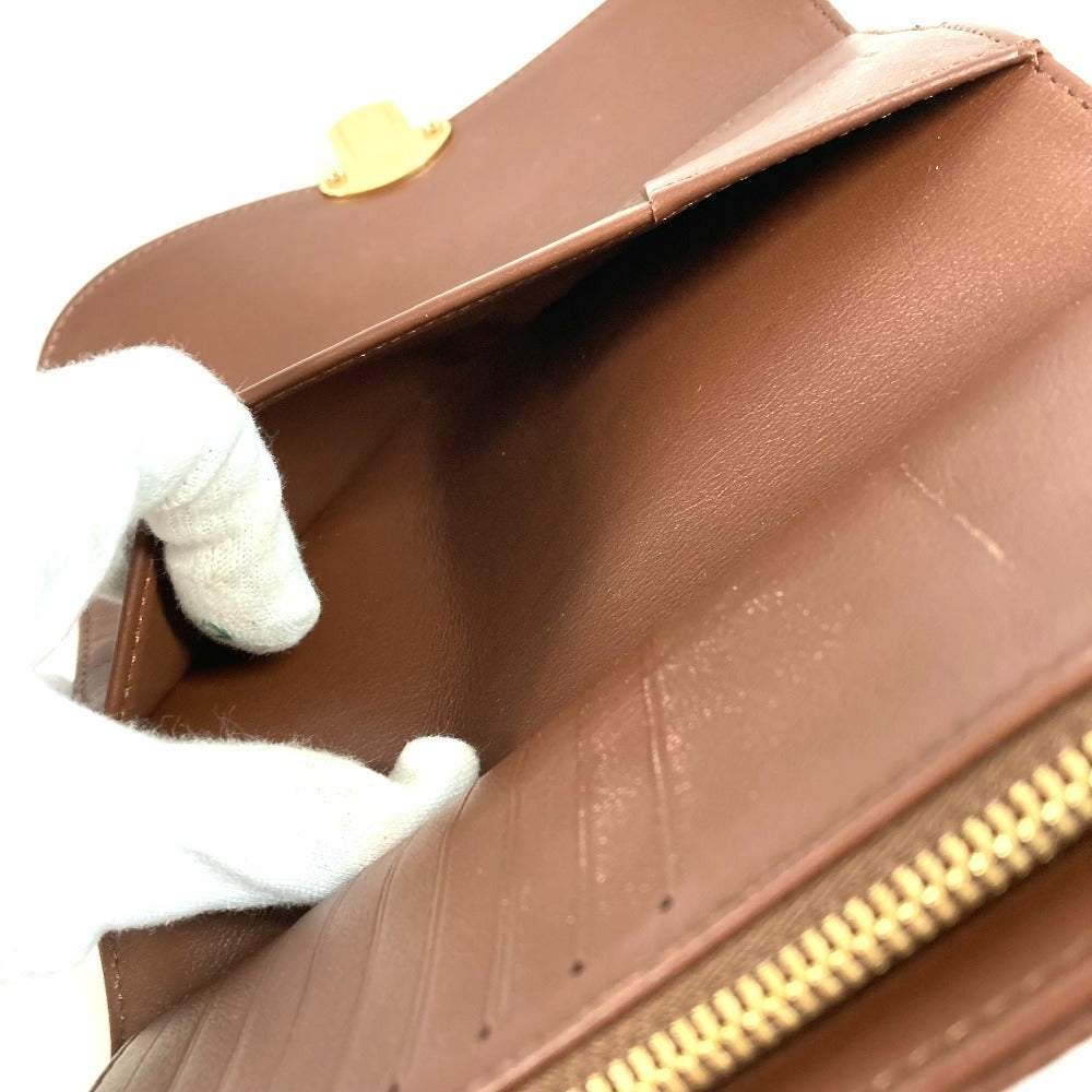 LOUIS VUITTON M95995 モノグラムマヒナ ポルトフォイユ アメリア ロングウォレット フラップ 3つ折り 長財布 モノグラムマヒナ ユニセックス ブラウン