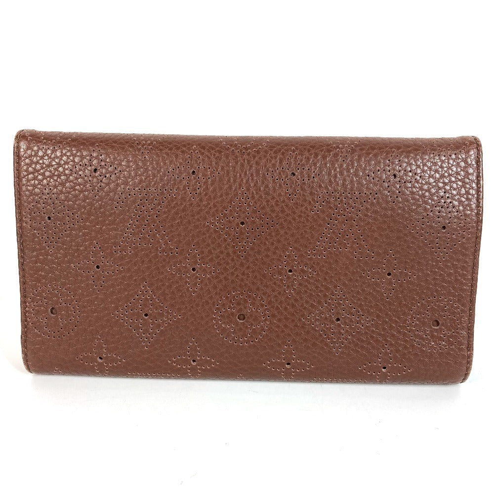 LOUIS VUITTON M95995 モノグラムマヒナ ポルトフォイユ アメリア ロングウォレット フラップ 3つ折り 長財布 モノグラムマヒナ ユニセックス ブラウン
