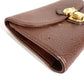LOUIS VUITTON M95995 モノグラムマヒナ ポルトフォイユ アメリア ロングウォレット フラップ 3つ折り 長財布 モノグラムマヒナ ユニセックス ブラウン