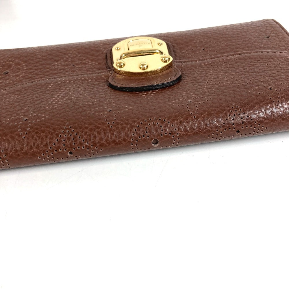 LOUIS VUITTON M95995 モノグラムマヒナ ポルトフォイユ アメリア ロングウォレット フラップ 3つ折り 長財布 モノグラムマヒナ ユニセックス ブラウン