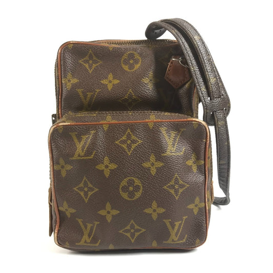 LOUIS VUITTON M45238 モノグラム ミニアマゾン ミニ アマゾン 旧型 斜め掛け カバン ポシェット ショルダーバッグ モノグラムキャンバス ユニセックス ブラウン