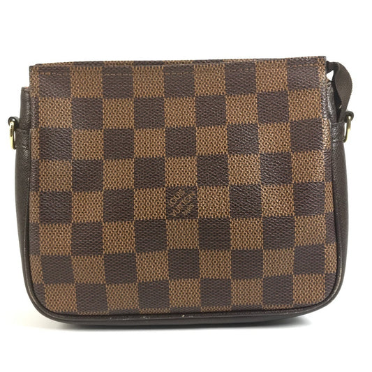 LOUIS VUITTON N51982 ダミエ トゥルース メイクアップ アクセサリーポーチ カバン 肩掛け ハンドバッグ ショルダーバッグ ダミエキャンバス レディース エベヌ ブラウン