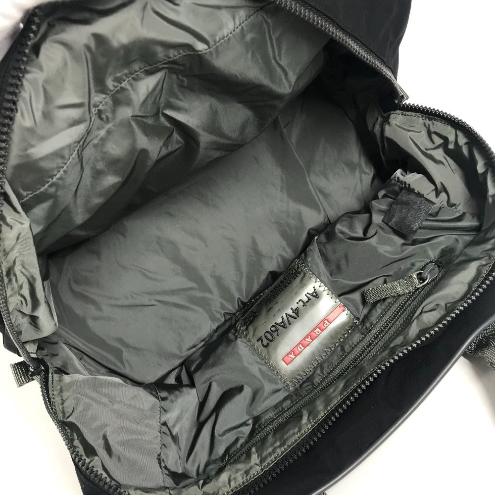 PRADA 4VA602 スポーツ SPORTS ロゴ カバン ミニボストンバッグ ショルダーバッグ 肩掛け ハンドバッグ ナイロン ユニセックス ブラック