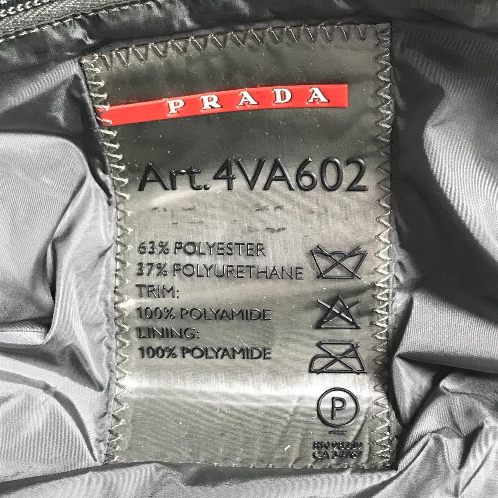 PRADA 4VA602 スポーツ SPORTS ロゴ カバン ミニボストンバッグ ショルダーバッグ 肩掛け ハンドバッグ ナイロン ユニセックス ブラック