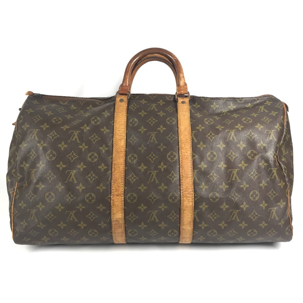 LOUIS VUITTON M41424 モノグラム キーポル55 キーポル 55 デベソ 旧型 カバン ハンドバッグ 旅行バッグ トラベルバッグ ボストンバッグ モノグラムキャンバス ユニセックス ブラウン