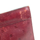 CHANEL vintage Logo all-over pattern CC CC Mark Cluch Bag Bag Pouch Clutch bag Leather wine-red Used