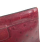CHANEL vintage Logo all-over pattern CC CC Mark Cluch Bag Bag Pouch Clutch bag Leather wine-red Used