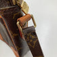 LOUIS VUITTON M45266 モノグラム ダヌーブ カバン 肩掛け ポシェット ショルダーバッグ モノグラムキャンバス ユニセックス ブラウン