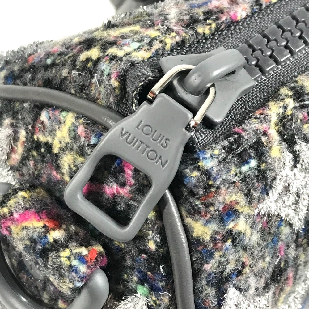 LOUIS VUITTON M80821 LVフェルト モノグラム キーポルXS キーポル XS 2WAYバッグ カバン ハンドバッグ ミニボストンバッグ ショルダーバッグ ツイード ユニセックス グレー