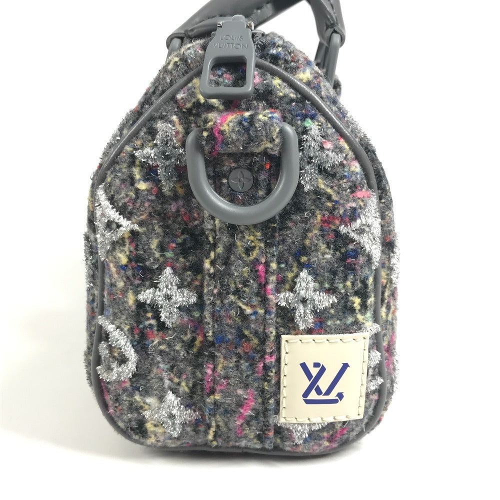 LOUIS VUITTON M80821 LVフェルト モノグラム キーポルXS キーポル XS 2WAYバッグ カバン ハンドバッグ ミニボストンバッグ ショルダーバッグ ツイード ユニセックス グレー