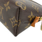 LOUIS VUITTON M47515 モノグラム ポシェット コスメティック PM メイクポーチ ポーチ 化粧ポーチ モノグラムキャンバス ユニセックス ブラウン