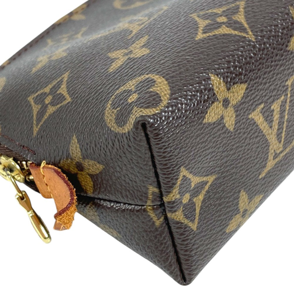 LOUIS VUITTON M47515 モノグラム ポシェット コスメティック PM メイクポーチ ポーチ 化粧ポーチ モノグラムキャンバス ユニセックス ブラウン