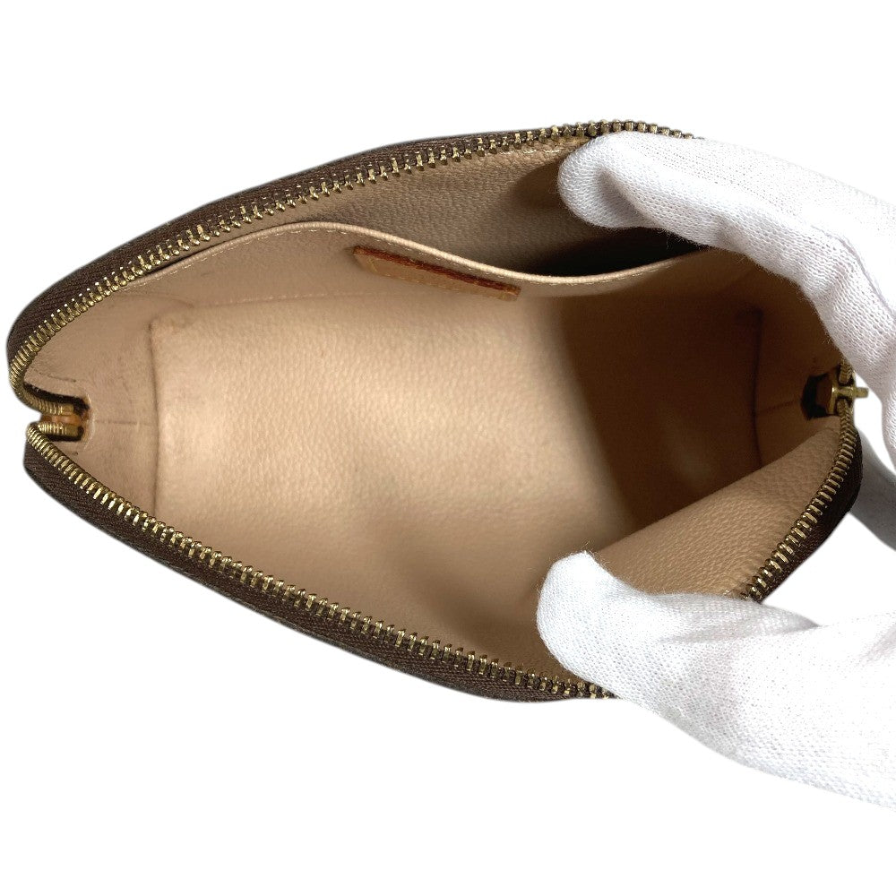 LOUIS VUITTON M47515 モノグラム ポシェット コスメティック PM メイクポーチ ポーチ 化粧ポーチ モノグラムキャンバス ユニセックス ブラウン