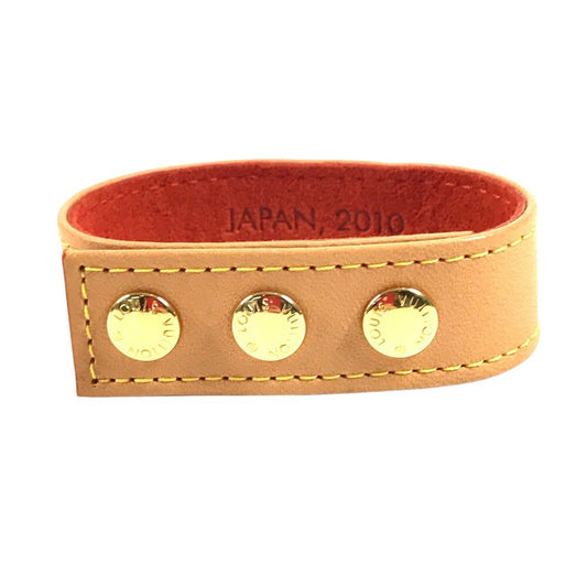 LOUIS VUITTON Accessories bangle JAPAN 2010 limited Not for sale Novelty Bracelet Nume leather Beige Used