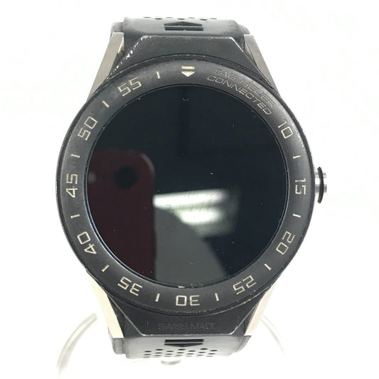 TAG HEUER SBF8A8001 Connected 45mm コネクッド ウォッチ スマートウォッチ 時計 腕時計 チタン メンズ ブラック