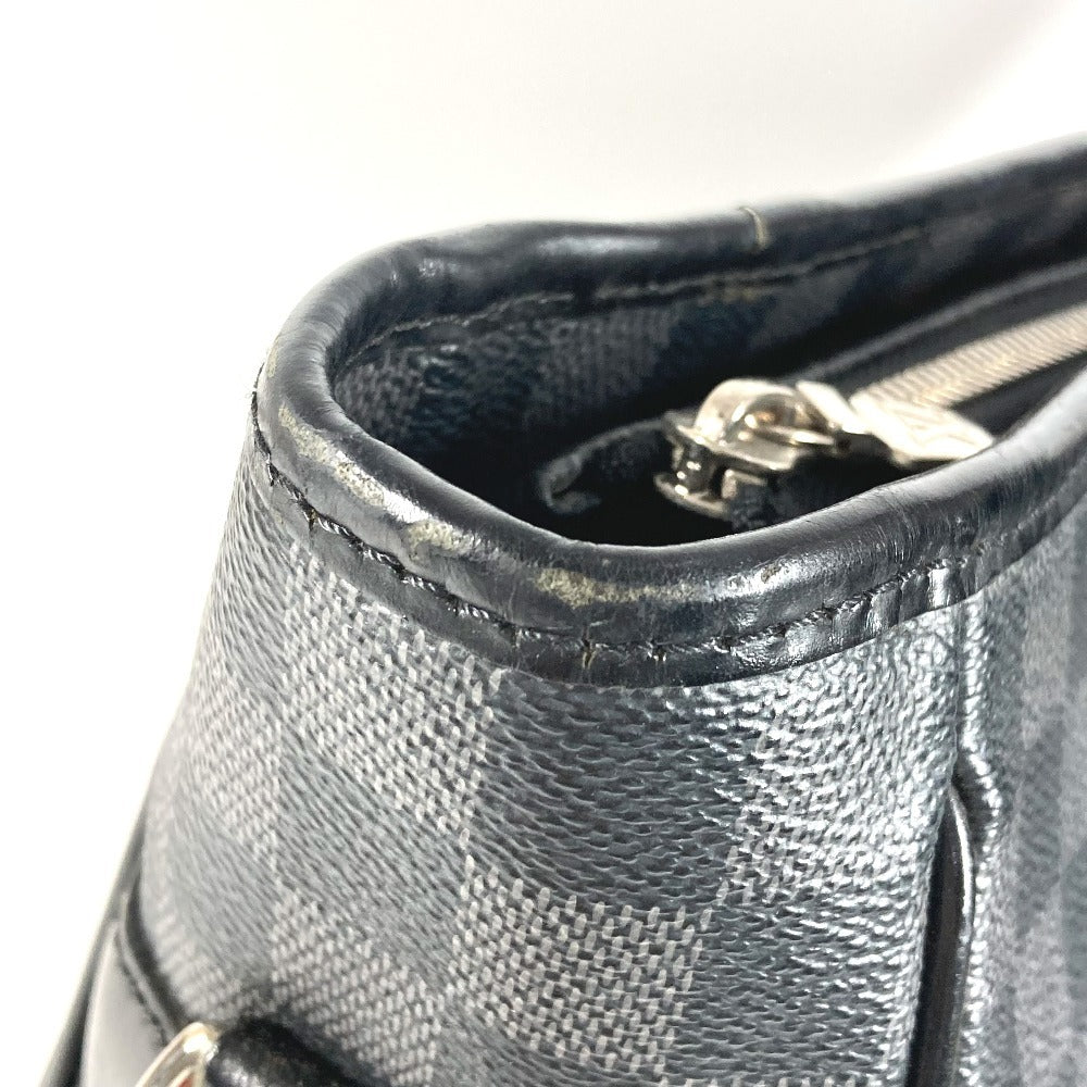 LOUIS VUITTON N51192 Damier Graphite Tadao Tote Bag Vertical Bag Shoulder Bag DamierGraphiteCanvas Black Used