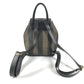 FENDI vintage Pecan logo bag backpack Backpack PVC/Leather khaki/Black Used