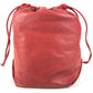 SAINT LAURENT PARIS 538448 Teddy Stud Logo Heart Star Bag, Crossbody Chain Bag, Drawstring Bag Shoulder Bag Leather Red Used