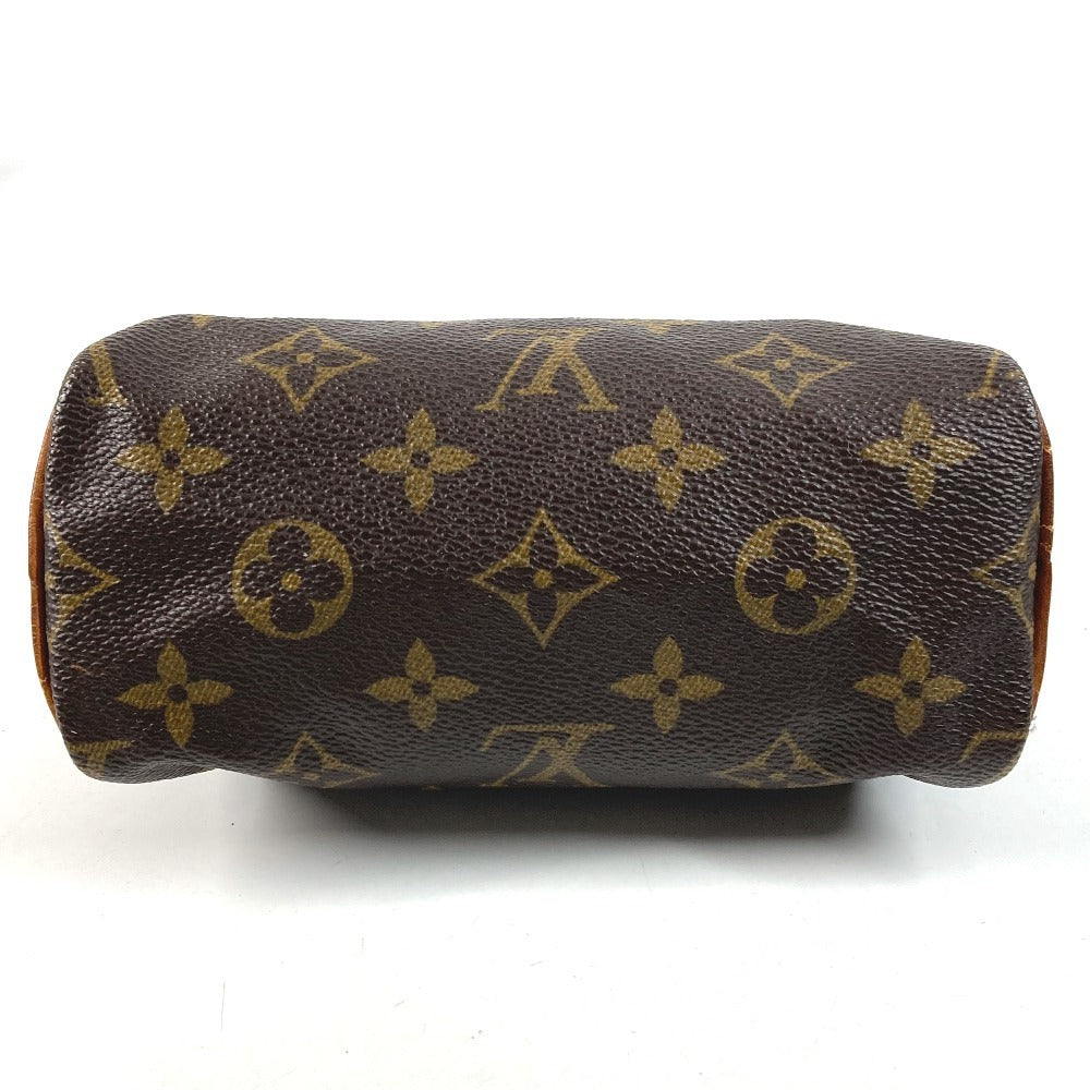 LOUIS VUITTON M41534 Monogram Mini Speedy Bag Mini Duffle Bag Pouch Hand Bag MonogramCanvas Brown Used