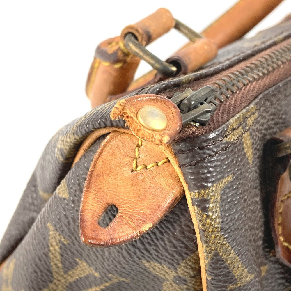 LOUIS VUITTON M41534 Monogram Mini Speedy Bag Mini Duffle Bag Pouch Hand Bag MonogramCanvas Brown Used
