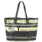 CHANEL Central station Shoulder Bag Bag Tote Bag PVC/Leather Black Used