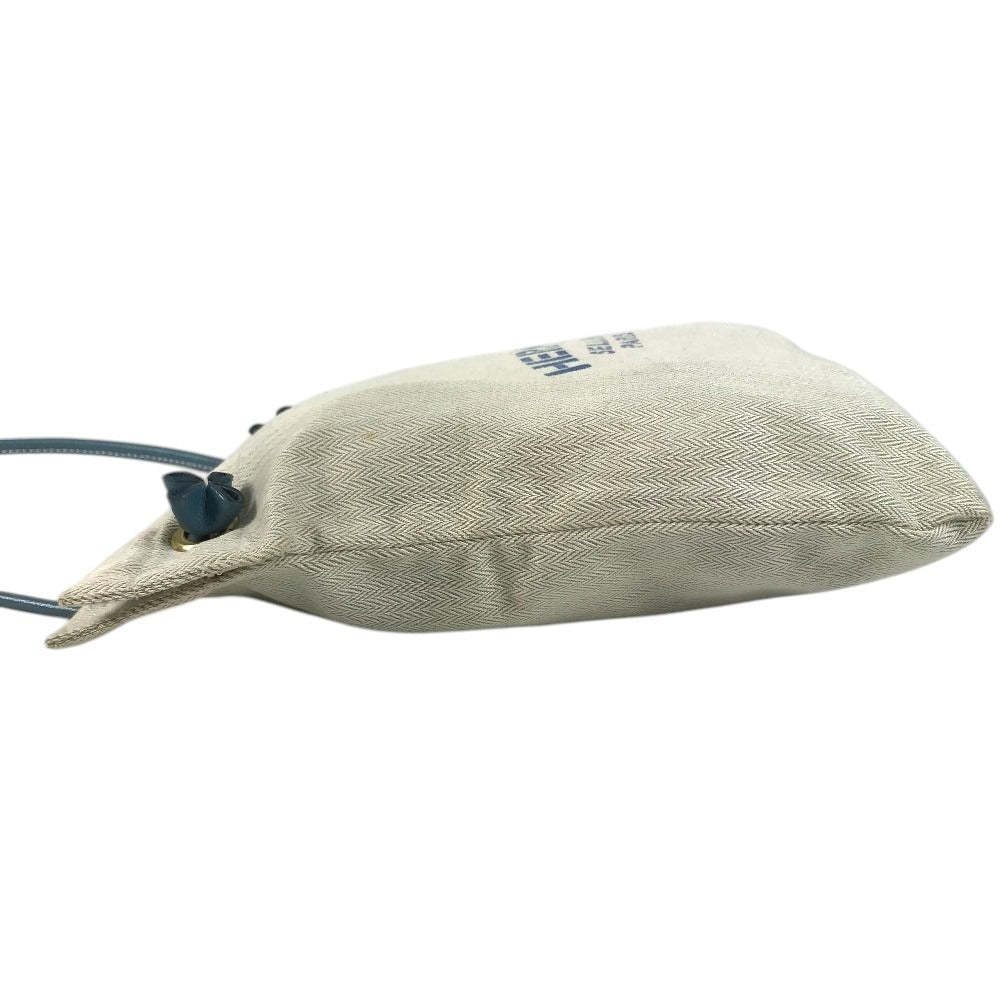 HERMES Logo Aline PM Aline PM shoulder bag Shoulder Bag cotton blue/Beige Used