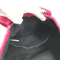 VERSACE Logo Bag Tote Bag shawl Shoulder Bag Leather/Canvas pink/Yellow Based Used